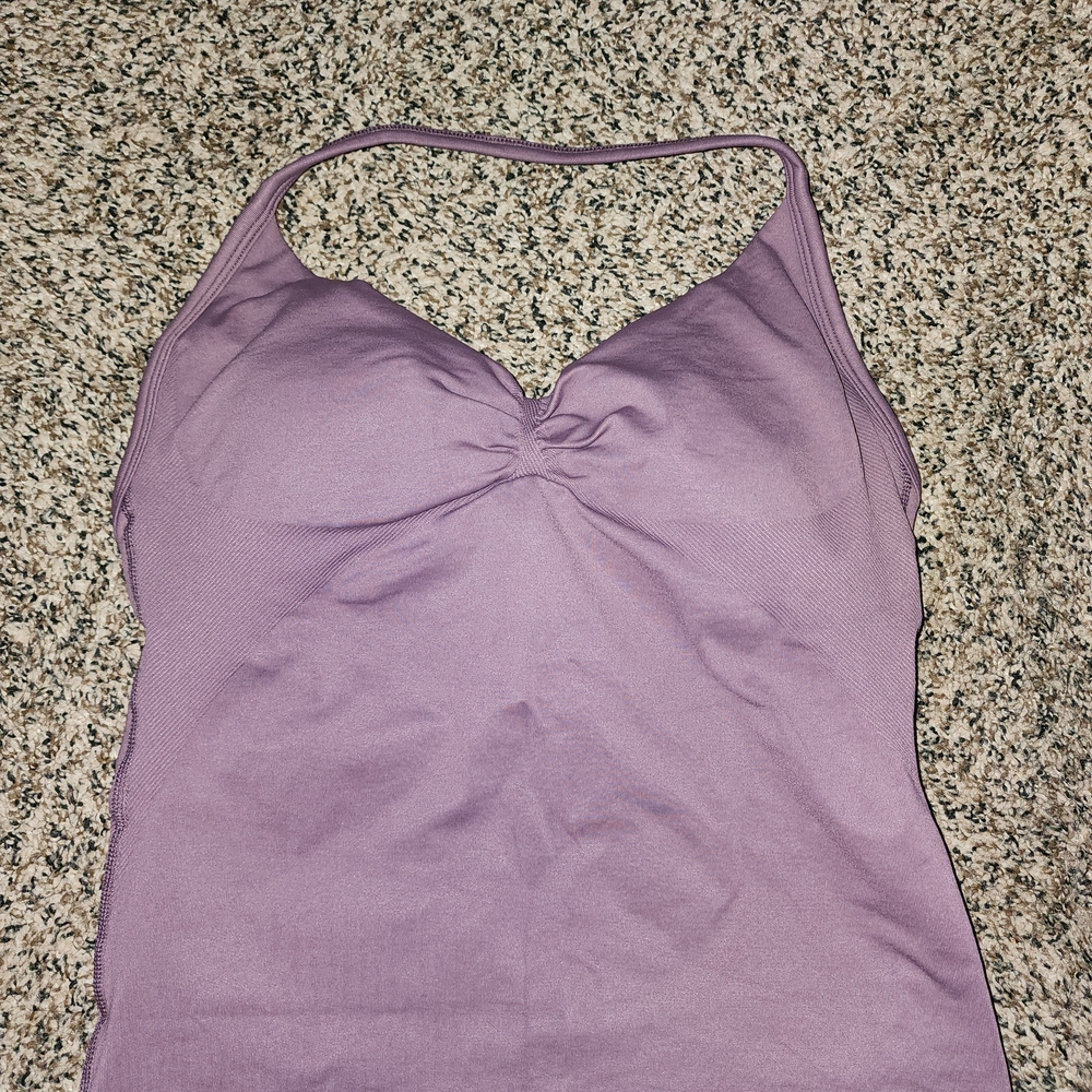 Purple Halter Top